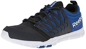 Reebok Men's Yourflex Train 5.0 MT Running Shoe,Gravel/Impact Blue/White,8 M US