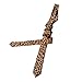 TopTie Unisex Leopard Spotted Slim Tan & Black Skinny 2 Inch Necktie Tie