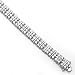 Sterling Silver Cubic Zirconia Rhodium Plated Bracelet