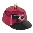 Cincinnati Reds MLB Glass Baseball Cap Ornament (4")