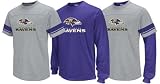 Baltimore Ravens Option 3-in-1 Purple Long Sleeve T-Shirt Combo Pack