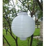 Unique Arts Solar Paper Lantern set of 4-White
