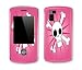 Pink Skull Design Decal Protective Skin Sticker for LG Shine