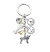 Bullmastiff 6-Charm Dog Lover Keychain