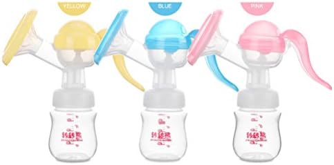 ZHUANZHUANXIONG 8086 Maternal Lactation Super Suction Manual Breast Pump Pink