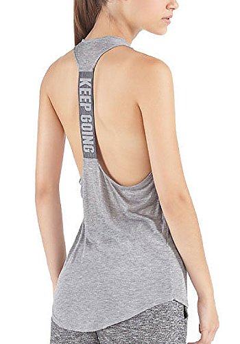 Shoppy Women's Keep Going Workout Sports Tank Top Shirt For Gym Yoga Running