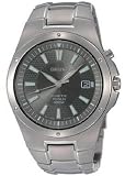 Seiko Men's SKA397 Kinetic Titanium Bracelet Watch