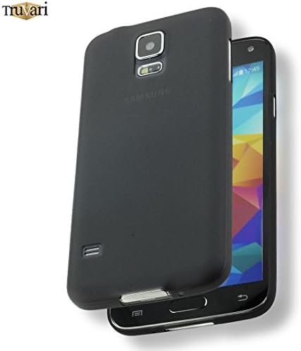 Ultra Thin Slim Sleek Translucent Frosted Matte Samsung Galaxy S5 Phone Case Wrap Protective Cover Phone Case - Black