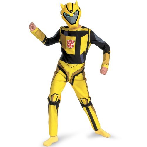  Standard Animated Kids Bumblebee Costume Child Transformers Costumes