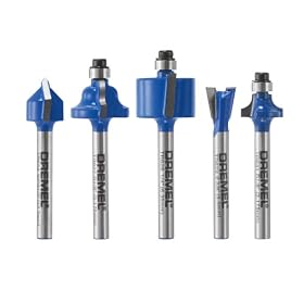 Dremel TR780 5-piece Specialty Router Bit Kit