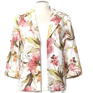 Buy Alfred Dunner Viennese Waltz Floral Blazer Jacket by Alfred Dunner