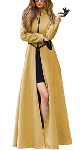 (ビグッド)Bigood エレガント ロング丈 コート 長袖 アウター レディース カジュアル ジャケット チェスターコート 通学 通勤 防寒 スポーツ