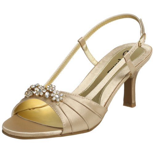 Annie Shoes Women's Lola Slingback Sandal,Gold,13 M