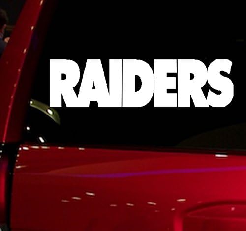 Raiders NFL Auto Window Sticker Decal for Car Truck Suv (raiders)