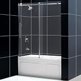 DreamLine SHDR-61606210-08 Fully Frameless Tub Shower Door