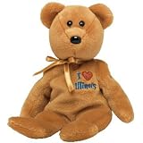 Review TY  / TY Illinois the Bear Beanie Baby from the I Love Series