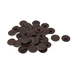 uxcell フィリップススクリューキャップ キャビネット3合1 ラウンドキャップカバー 40個入り