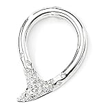 9ct White Gold Diamond Pendant