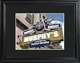 Florida Panthers Personalized Pub Print with Wood Frame