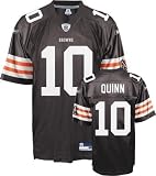 Men`s Cleveland Browns #10 Brady Quinn Team Replica Jersey