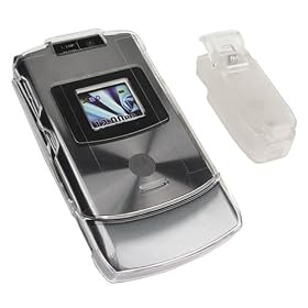 Click here to buy Motorola RAZR V3xx Crystal Clear Case+Car+Wall Charger by iGoneMobile.