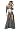 Sexy Adult Womens Halloween Costumes Gangster Girl Mafia Mob Lady Costume Theme Party Outfit Roma Small/Medium