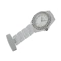 Henley Glamour White Enamel Beauticians Fob Watch