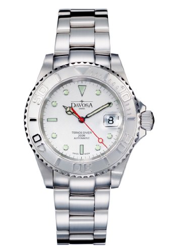 Davosa Herren-Armbanduhr Analog Edelstahl weiss 16145510 Preisvergleich