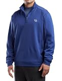 NCAA Men's Kentucky Wildcats Tour Blue Drytec Edge Half Zip