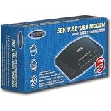 Dynex 56K V.92 USB External Data/Fax Modem