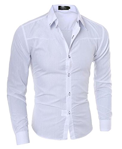 Generic Men's Simple Checkered Button Down Shirt