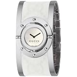 Gucci Womens YA112419 Twirl Medium White GG Pl