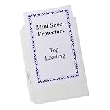 C-Line Clear Top-Loading Heavyweight Poly 8 1/2 x 5 1/2 Inch Sheet Protectors 50 Count (62058)