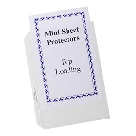 C-Line Clear Top-Loading Heavyweight Poly 8 1/2 x 5 1/2 Inch Sheet Protectors 50 Count (62058)