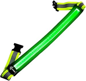 #1 USB Rechargeable LED Reflective Belt ✮ Best High Visibility Safety Gear for Running, Walking & Biking on Amazon ✮ Fits Women, Men & Kids ✮ Ideal for Motorcycles, Police & Military ✮ Fully Adjustable, Comfortable and Lightweight ✮ Safer Than Any Reflective Vest ✮ Green, Red & Blue ✮ 100% Money Back Guarantee