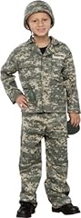 Army Soldier Child Costume Size Medium (8-10) 