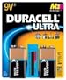 DURACELL 9V/2 ULTRA 9 Volt Alkaline Battery for High-Tech Devices