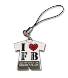 2010 FIFA WORLD CUP オフィシャルストラップ　I LOVE FOOTBALL（白）