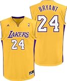 Kobe Bryant Gold Adidas NBA 2010 Replica Los Angeles Lakers Youth Jersey