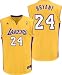 Kobe Bryant Gold Adidas NBA 2010 Replica Los Angeles Lakers Youth Jersey