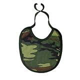 Woodland Camo, Infant Boy/Girl Baby Bib