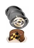 WILTON 4 PIECE CHECKERBOARD CAKE BAKEWARE SET