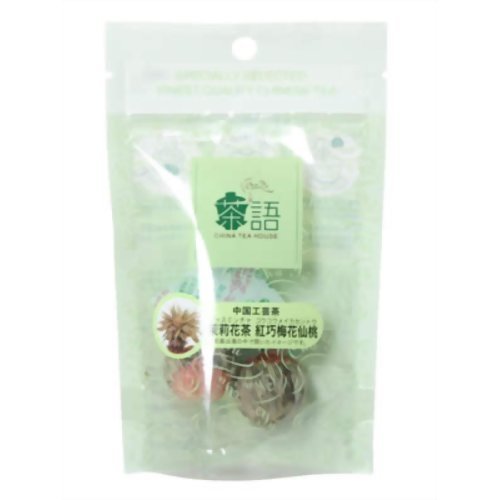 Cover image : 茶語 中国工芸茶 茉莉花茶 紅巧梅花仙桃 ミニパック
