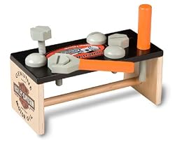 Kids Preferred Harley-Davidson Biker Club Wooden Tool Bench