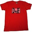 Simpsons Vintage Duff Logo Mens Slim Fit T-Shirt