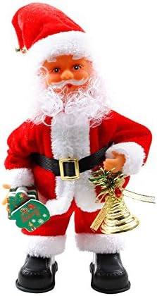 Christmas Santa Claus Toys Figure Twisted Hip Dancing Singing Electric Christmas Toys XMAS Decorations for Kids and Celebration