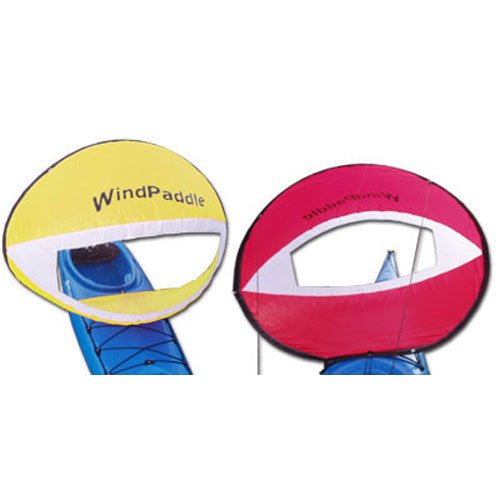 Wind Paddle Adventure Kayak Sail Kit-Yellow/White