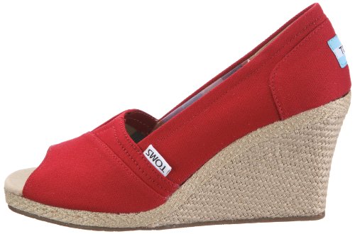 Toms Womens Wedges Red 010001B10-Red 3.5UK (5.5 US)