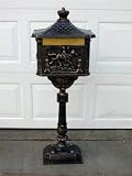 Victorian Cast Aluminum Pedestal Mailbox System Color: Bronze Victorian Cast Aluminum Pedestal Mailbox System Color: Bronze