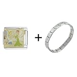 Pugster Cinderella The Fairy Godmother Italian Charm Bracelet Gifts For Mom